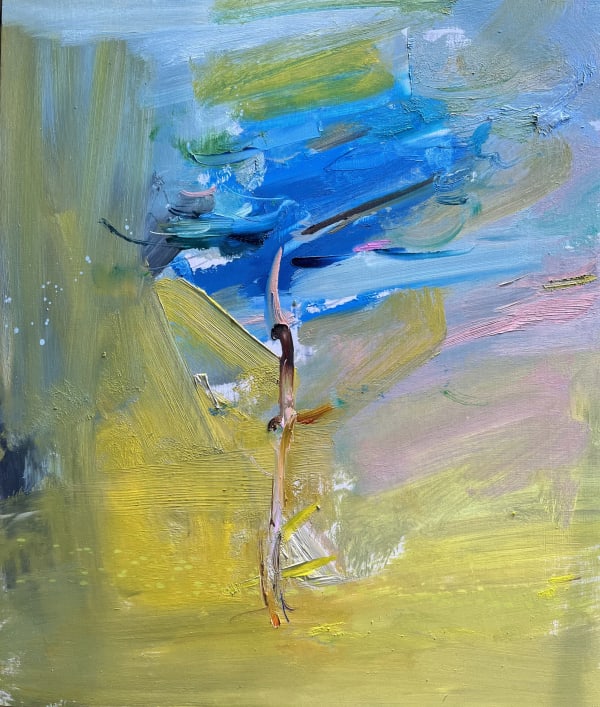 Gabhann Dunne A tree grown from butter Oil on gesso panel 35 x 30cm