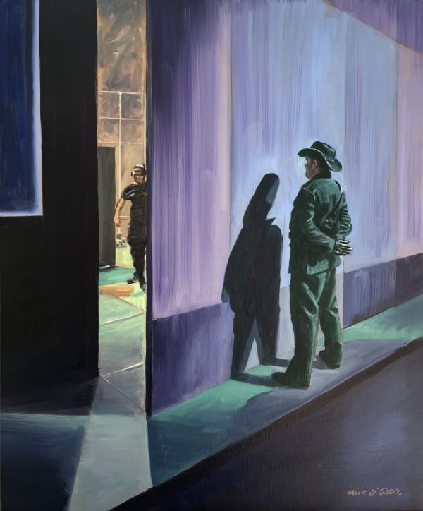 Mick O'Dea Attention Oil on canvas 60 x 50cm