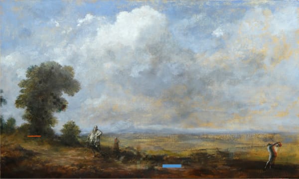 Sean Molloy The Alchemist, 2020 Oil on panel 18 x 30 cm
