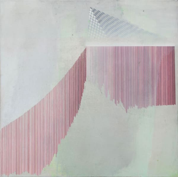 Gillian Lawler Edgeland II Oil on canvas 60 x 60 cm