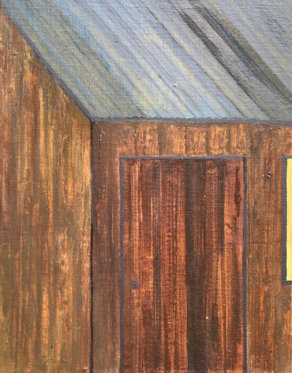 Mollie Douthit In good fun Oil on linen panel 46 x 36 cm