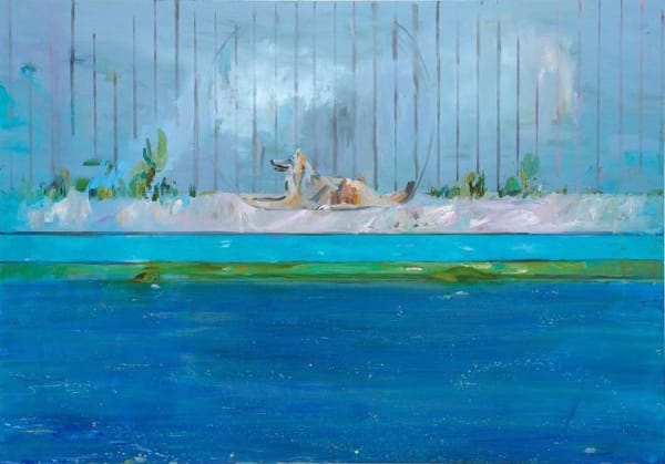 Gabhann Dunne Mosney, 2018 Oil on gesso panel 70 x 100 cm