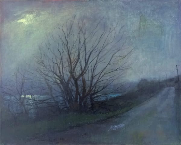 Maeve McCarthy Approaching night Oil on canvas 40 x 50cm