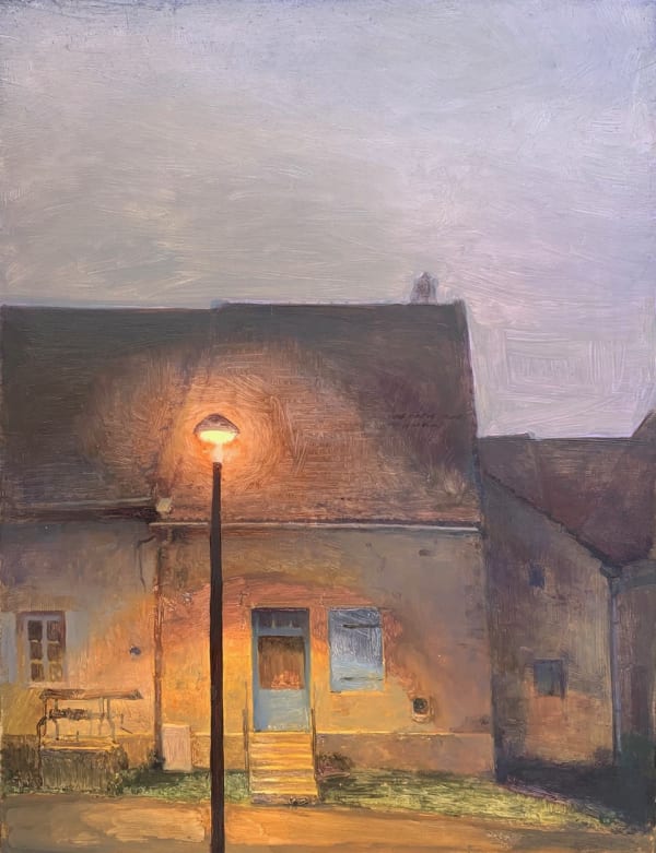Maeve McCarthy Chez Valentin, 2020 Oil on board 40 x 30 x 4 cm