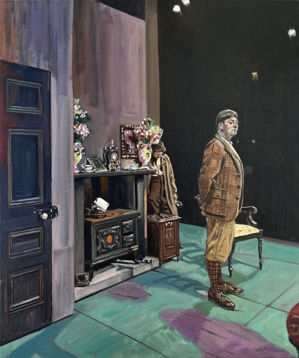 Mick O'Dea A right one Oil on canvas 60 x 50cm