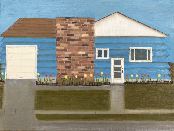 Mollie Douthit For Dad Oil on panel 20x35cm