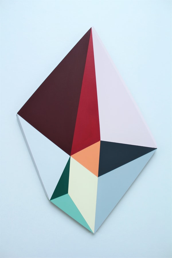 Megan Burns Altered space 0.28 Household & acrylic paint on board 43 x 30 cm