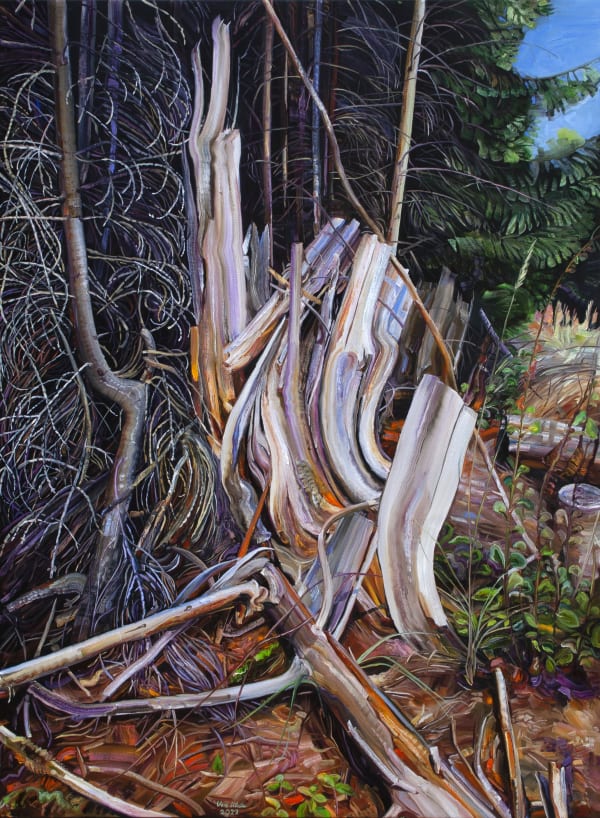Vera Klute Split Oil on Linen 150 x 110cm