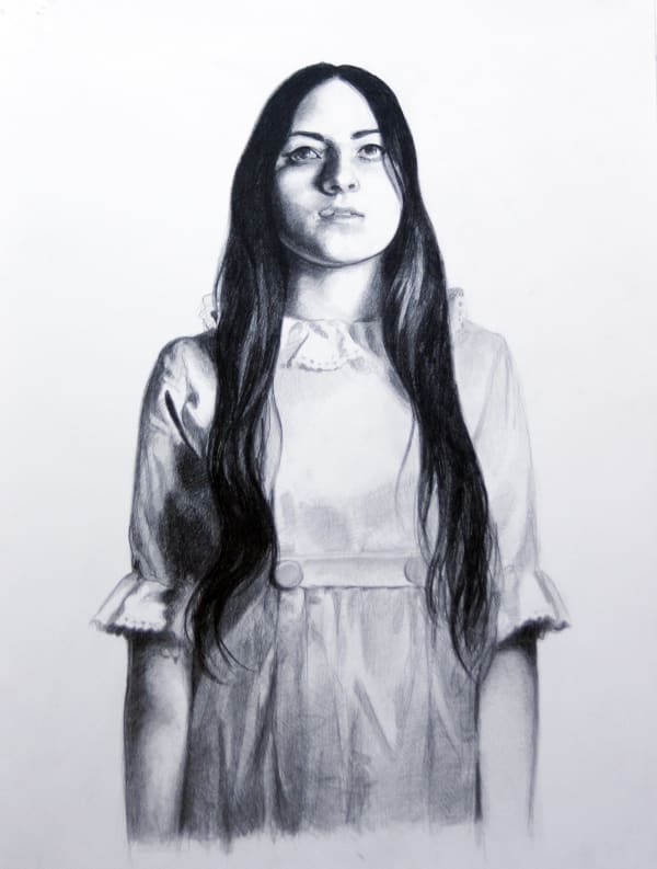 Mercedes Helnwein Shelby Pencil on paper 24 x 20"