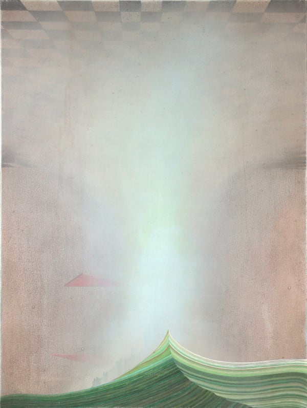 Gillian Lawler Edgeland III Oil on canvas 80 x 60 cm