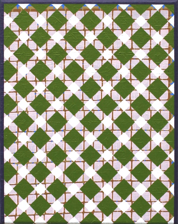 Helen Blake Within or behind or beyond or above, 2024 Oil on linen 30 x 24cm