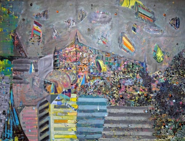 Thomas Brezing Hand in hand is the only way to land, 2018 Oil on canvas, 200 x 250cm