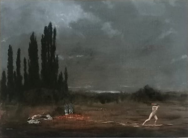 Sean Molloy Family Album 2, 2024 Oil on board 22 x 30cm