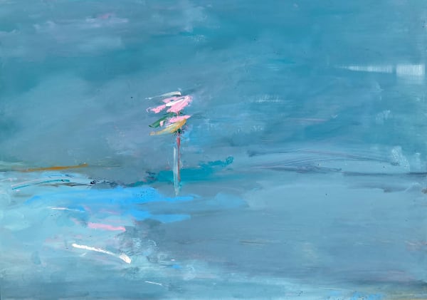 Gabhann Dunne Devonian snow, 2023 Oil on gesso panel 50 x 70cm