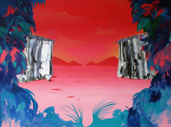 Jane Rainey Journey Oil on canvas 90 x 120 cm