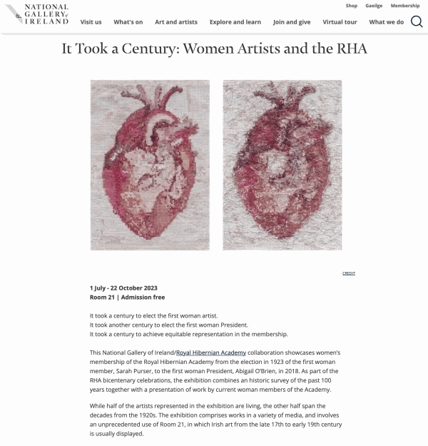 Vera Klute & Maeve McCarthy at the National Gallery