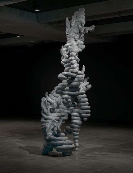 Your shadow rising 2018 Cast aluminium 370 x 170 x 128 cm