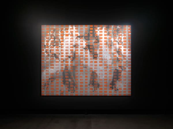 Agony party 2018 Oil on aluminium 200 x 255 x 4 cm