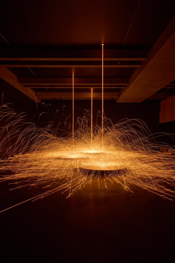 in the end, the beginning (detail), 2025, Arcangelo Sassolino Photo credit: Jesse Hunniford Image courtesy Museum of Old and New Art, Hobart, Tasmania, Australia