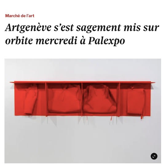 Marché de l'art: Artgenève s’est sagement mis sur orbite mercredi à Palexpo