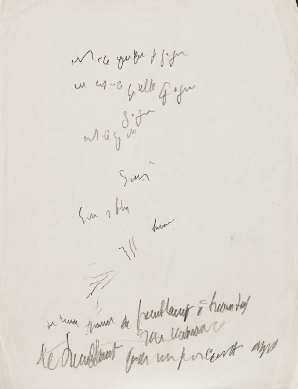 henri michaux, écriture mescalinienne miracle, 1955