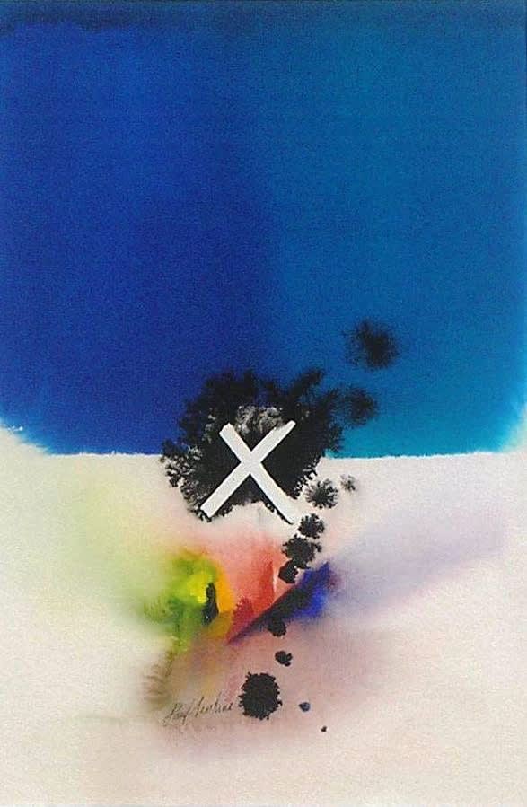 Paul Jenkins (1923-2012), Phenomena Morgans Map, 1990