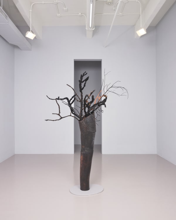 Installation view of Adebunmi Gbadebo: Watch Out for the Ghosts at Nicola Vassell Gallery. Photo: Luis Corzo