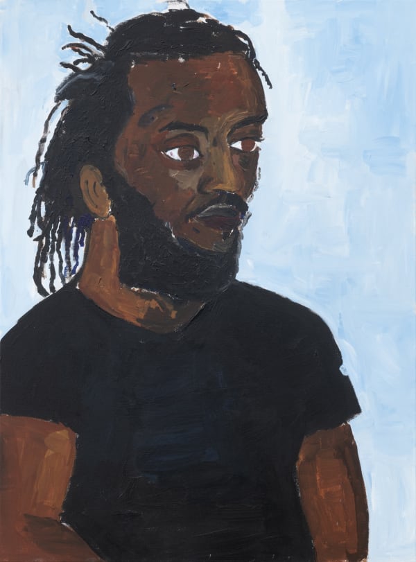 Henry Taylor, Portrait of Rashid Johnson, 2019