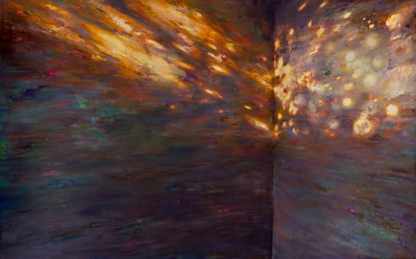 Transmitter Bunker, 2013-14 Egg tempera on gesso board 92 x 147 cm