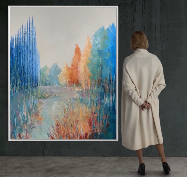 152 X 121 CM LANDSCAPE COMMISSION BY PATRICK JAEGER VIEW PATRICK'S COLLECTION