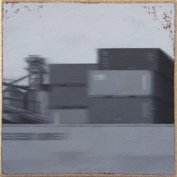 Peripheral View 1 2018 Oil And Acrylic On Linen 30 X 30Cm Copy