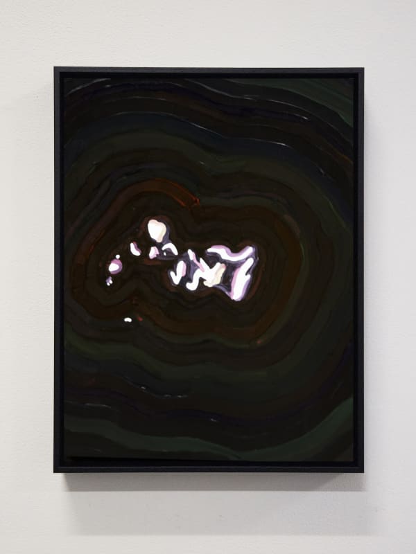 Thea Anamara Perkins Pwarrtyeme 5 2022 Acrylic On Board 40 5 X 30 5 Cm Framed