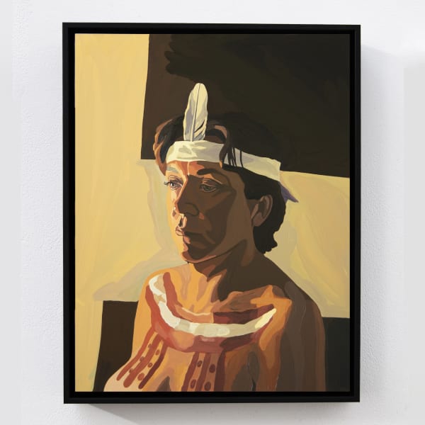 Rachel, 2021 acrylic on gessobord 40.5 x 30.5 cm Collection of the National Portrait Gallery