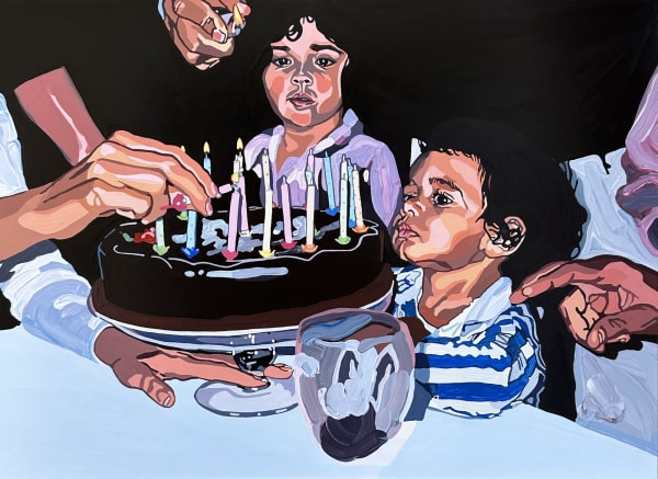 Warren Ball Avenue, 2023 acrylic on board 30.5 x 40.5 cm Collection of Art Gallery of NSW