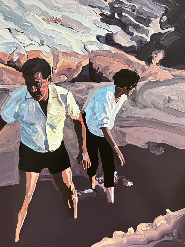 Bungalow, 2023 acrylic on board 40.5 x 30.5 cm Collection of Art Gallery of NSW