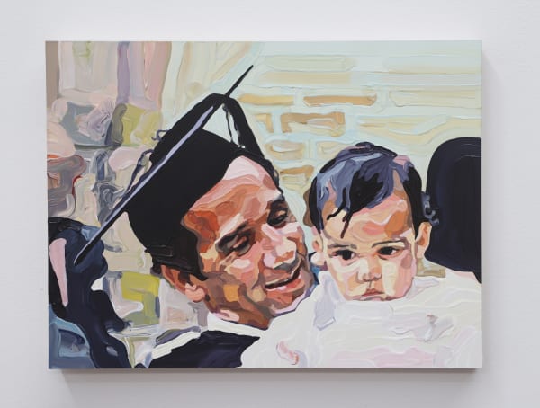 The Graduation, 2023 acrylic on board 30.5 x 40.5 cm Collection of The Art Gallery of NSW