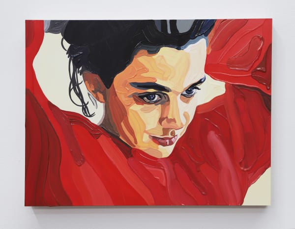 Berlin (Shimmer), 2023 acrylic on board 30.5 x 40.5 cm Private collection, Sydney