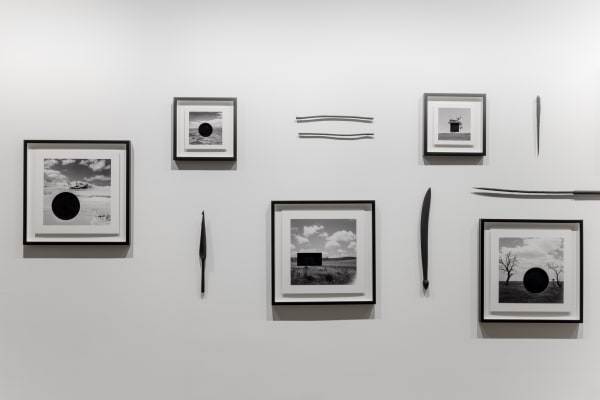 Installation view, ‘James Tylor: Turrangka…in the shadows’, UNSW Galleries, Sydney 2023 Photography: Jacquie Manning