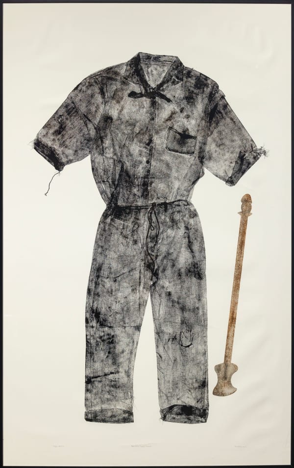 Kyra Mancktelow Hard Work (sugar), 2024 unique ink transfer on Hahnemühle paper