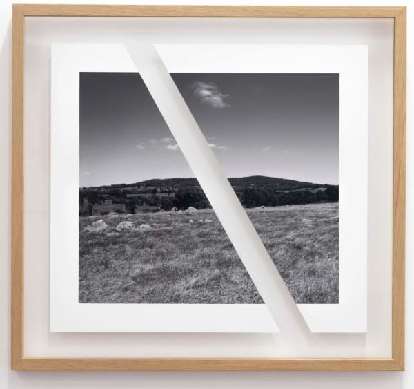 James Tylor Tapa-arra Through the Landscape 3, 2024 cut photograph in glass frame 50 x 55 cm edition of 5 + 2 AP (JT2024-33)