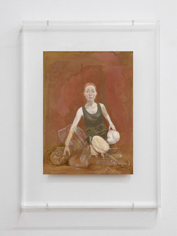 Natasha Walsh Eternal Metamorphoses (self-portrait), 2019 oil & acid on copper 55 x 40 cm / 77 x 60 cm (framed) Finalist in the 2022 Doug Moran National Portrait Prize