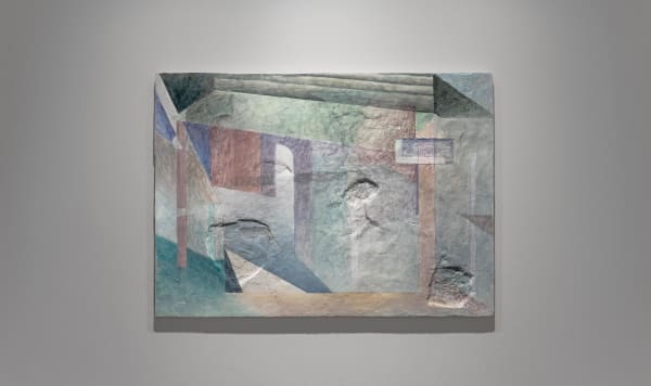 Mason Kimber, Keystone 2 2025. Installation view, ‘Mason Kimber: A Caressing Gaze’, UNSW Galleries, 2025. Photograph: Jacquie Manning