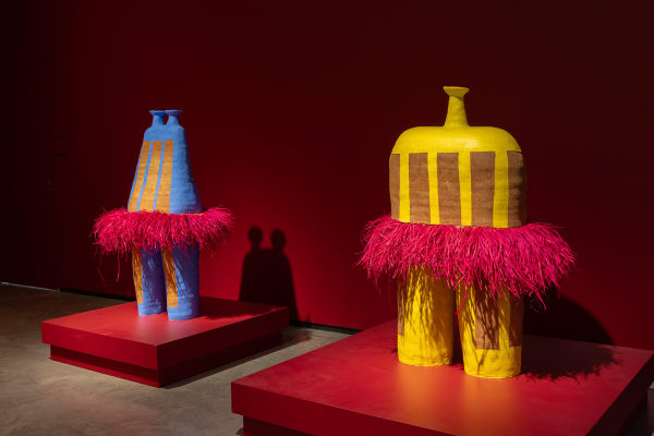 Installation view, 'Mud to Masterpiece', Maitland Regional Art Gallery, NSW 2025