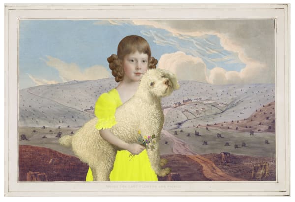 JOAN ROSS When the last flowers are picked, 2021 hand-coloured pigment print on rag paper 40.5 x 60 cm / 54 x 73 cm (framed) edition of 15 + 2 AP