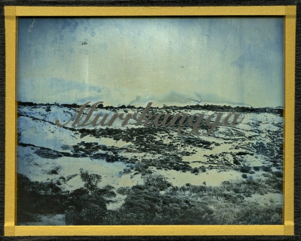 James Tylor We Call This Place (Murrkangga), 2020 daguerreotype with engraved text 10 x 12.5 cm