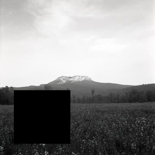 Deleted Scenes From An Untouched Landscape 11 2013 Inkjet Print On Hahnemuhle Paper With Hole Removed To A Black Velvet Void 50X50Cm