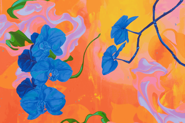 Louise Zhang - Sun and unfolding green: between clouds and mountains, 2025