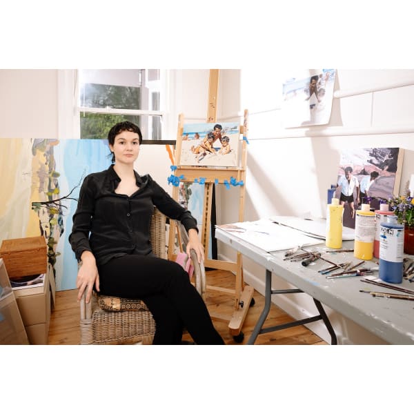 Thea Anamara Perkins at her home, photo © Art Gallery of New South Wales, Jacquie Manning