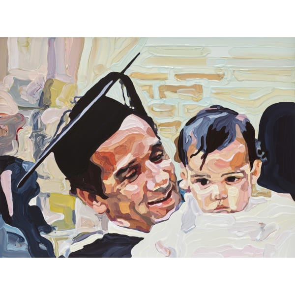 Thea Anamara Perkins The Graduation 2023, acrylic on board, 30.5 x 40.5 cm, Art Gallery of New South Wales, La Prairie Art Award 2023 © Thea Anamara Perkins, image © Art Gallery of New South Wales