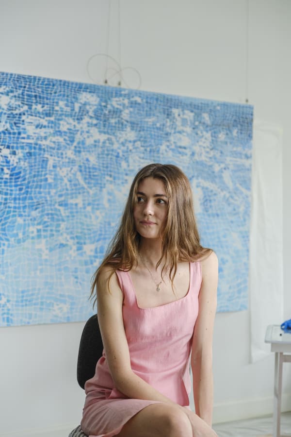 Holly in her Brisbane studio.